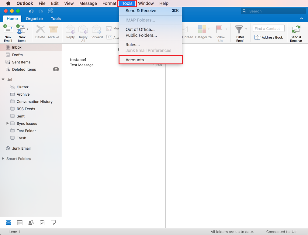 archive settings for outlook 2016 for mac